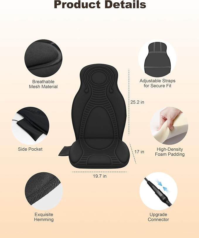 Beleduc Back Massager for Chair - Image 7