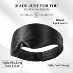 SLEEP SANCTUARY 100% Pure Mulberry Silk Sleep Mask - Image 6