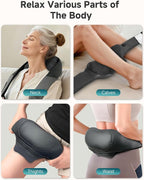 Snailax Cordless Neck Massager for Pain Relief Deep Tissue, Upgraded 4D Shiatsu - Image 8