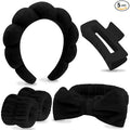 VELSCRUN Spa Headbands for Wash Face, Makeup Headband, Facial Skincare Headbands by VELSCRUN