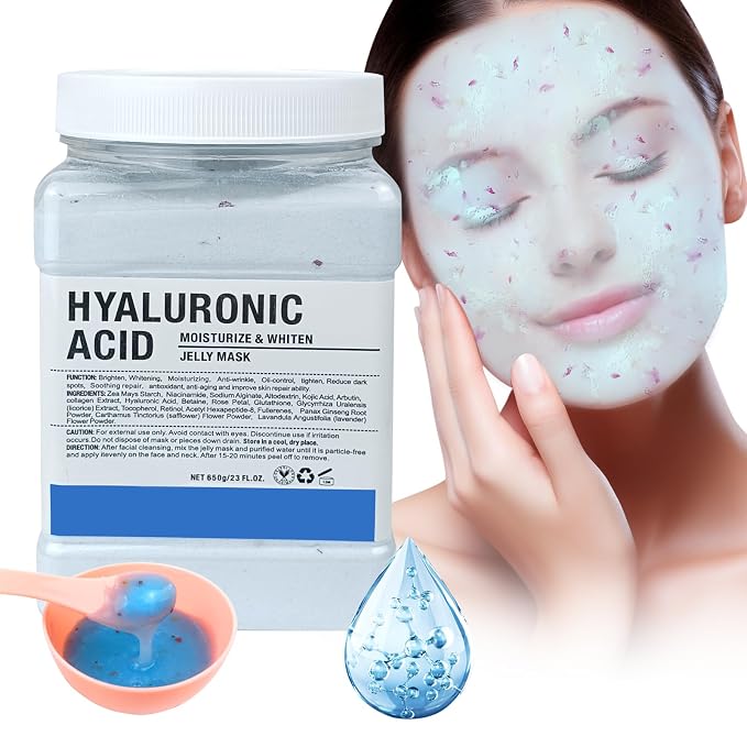 Jelly Mask for Facials Professional, Hydrating & Moisturizing Peel-Off Natural by Unknown