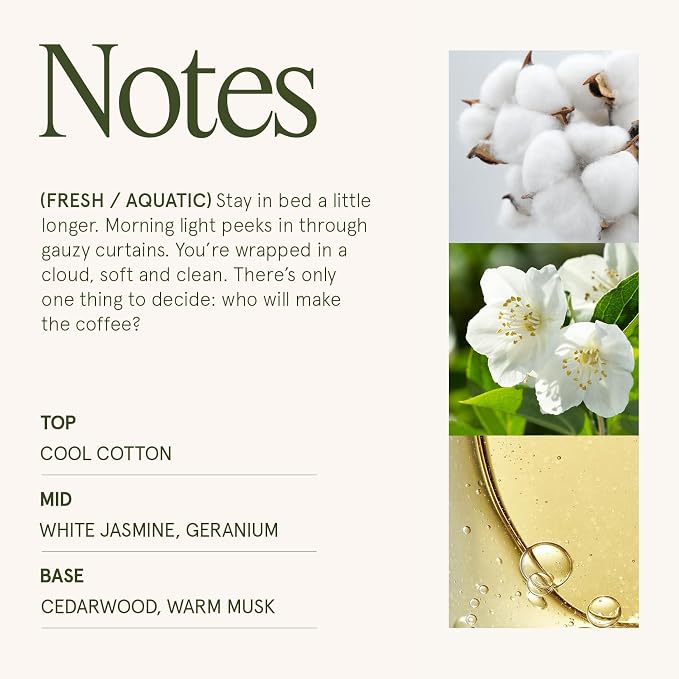 LA JOLIE MUSE Linen Cotton Oasis Scented Candle - Image 4
