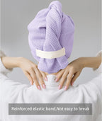 ROLSHOL 2 Pack Microfiber Hair Towel Wrap - Image 7