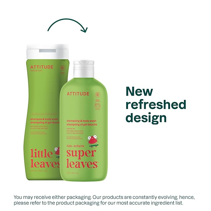 ATTITUDE Shampoo and Body Wash for Kids, EWG Verified, Dermatologically Tested - Image 2