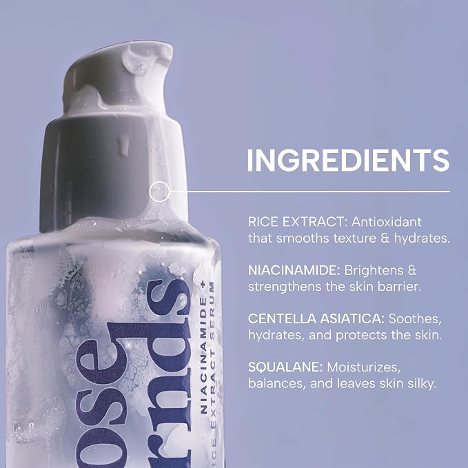 Niacinamide & Rice Extract Facial Serum – Hydrating Glow Face Serum - Image 7