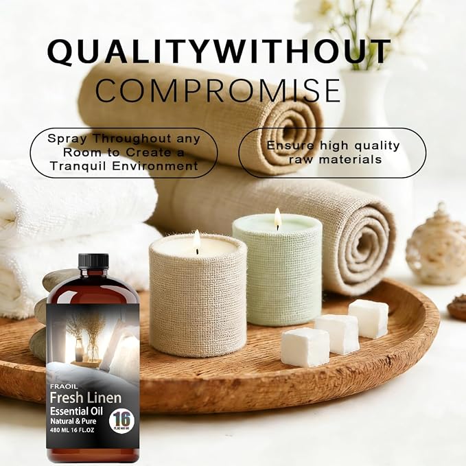 Fresh Linen Essential Oil, Fresh Linen Oil 16 Fl Oz 480ML - Image 2