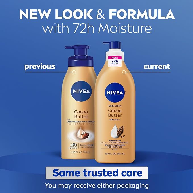 NIVEA Cocoa Butter Body Lotion for Dry Skin - Image 2