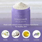 Creamy Coconut Lavender Milk Bath Soak Powder Moisturize Skin Calm Vanilla - Image 3