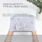 Jseng 3Packs Microfiber Hair Towel - Image 3