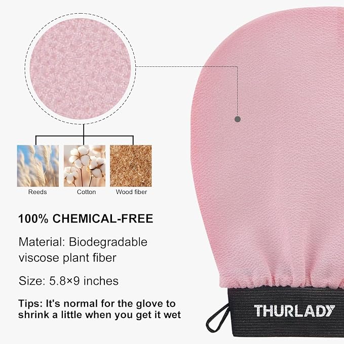 Exfoliating Glove, Korean Exfoliating Mitt Body Scrubber, Viscose Fiber Bath - Image 7