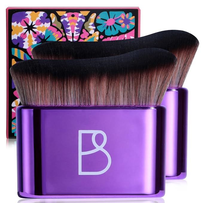 BS-MALL Self Tanning Body Brush Makeup Brushes Set of 2 – Multi-Purpose Body by BS-MALL