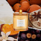 LA JOLIE MUSE Pumpkin Chai Candle| Spicy Chai & Vanilla | 10 oz Soy Wax Candle - Image 2