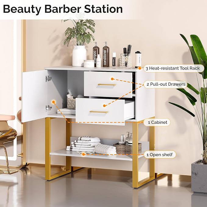 OmySalon Professional Barber Station, Salon Stations - Image 3