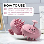 FUL Scalp Massager with Super Soft Silicone Brush - Image 2