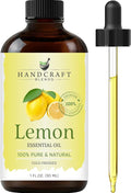 Handcraft Blends Lemon Essential Oil – 1 Fl Oz – 100% Pure and Natural – by HandcraftBlends