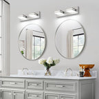 SineRise LED Modern Bathroom Vanity Light Fixtures, Brushed Nickel Modern - Image 8