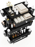 3 Tier Drawer Shelf Beauty Cart - Image 9
