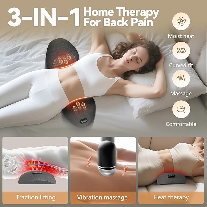 3 in 1 Smooth Spine Triple Fusion Back Massager - Image 2