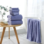 4 Piece Extra Large Bath Towel 35"x70" Oversized Bath Sheet Bath Towel Set - Image 4