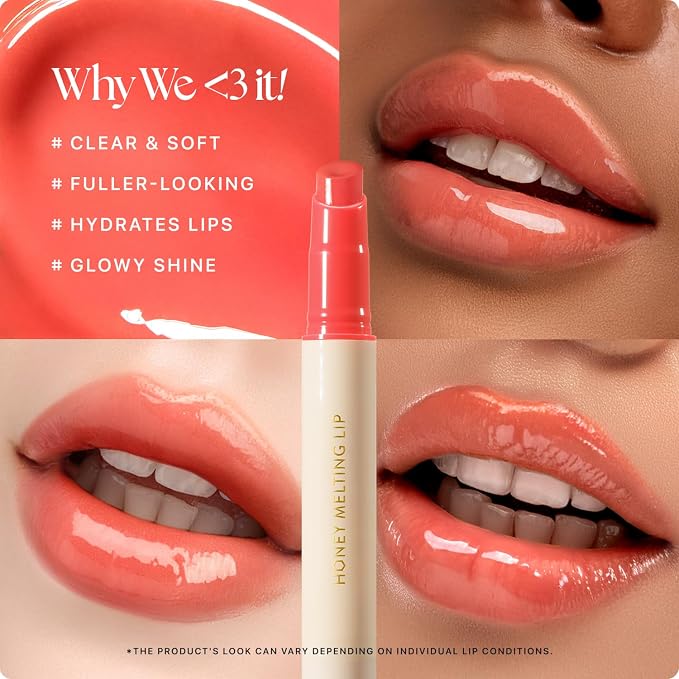Nature Republic HONEY MELTING LIP SOFT LIP STICK, Hydrating Gloss, Moisturizing - Image 3