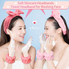 Janmini 36 Pcs Spa Headband and Wristbands Set - Image 3