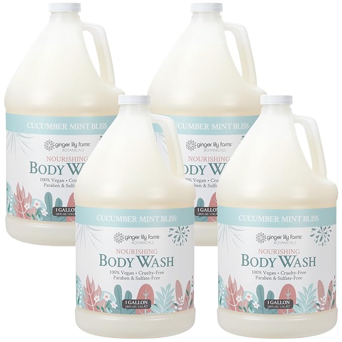 Ginger Lily Farms Botanicals Nourishing Body Wash, 100% Vegan & Cruelty-Free by GingerLilyFarms