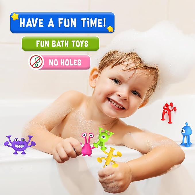 Baby Bath Toys Suction Toy: No Hole Bath Toy - Image 2