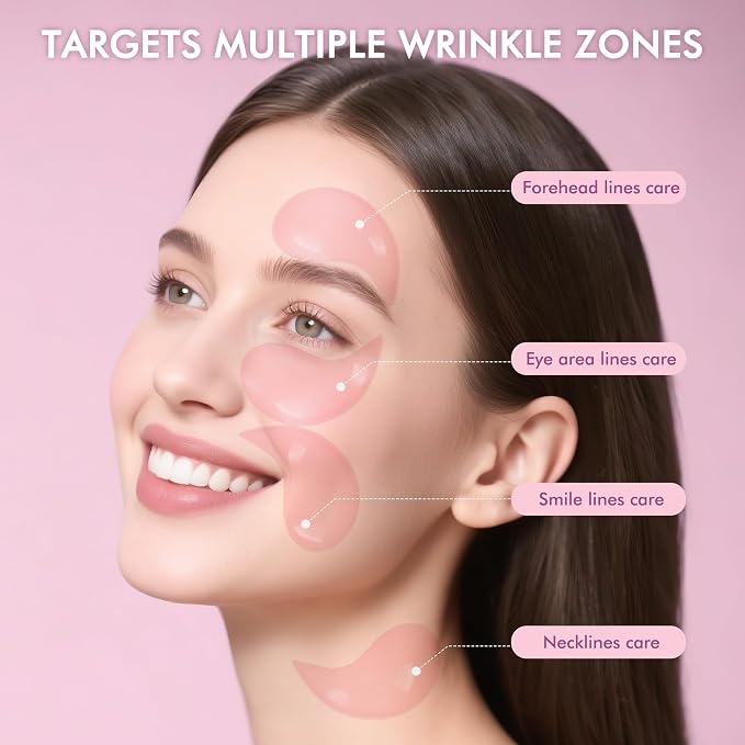 Under Eyes Patches, 40 Pairs Rose Hydrogel Eye Mask - Image 8