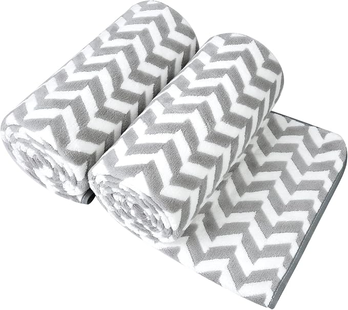 JML Microfiber Bath Towels, Bath Towel 2 Pack, Super Absorbent and Fast Drying by JML