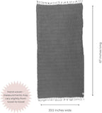 InfuseZen Stonewashed Turkish Bath & Beach Towel –100% Organic Turkish Cotton - Image 4