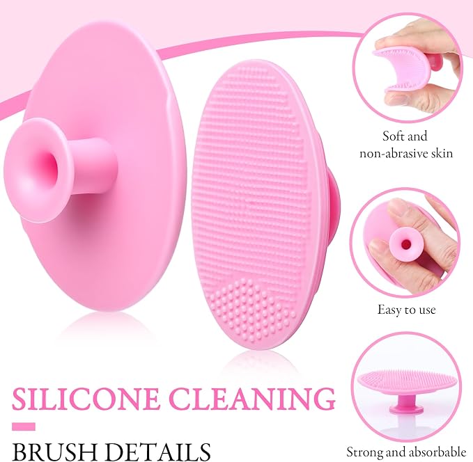 Nuogo 40 Pack Facial Cleansing Brush Face Scrubber Face Exfoliator Exfoliating - Image 3