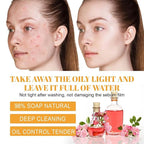 2 Pcs Turmeric Brightening Facial Cleanser, Deep Cleansing Exfoliating Glow - Image 8
