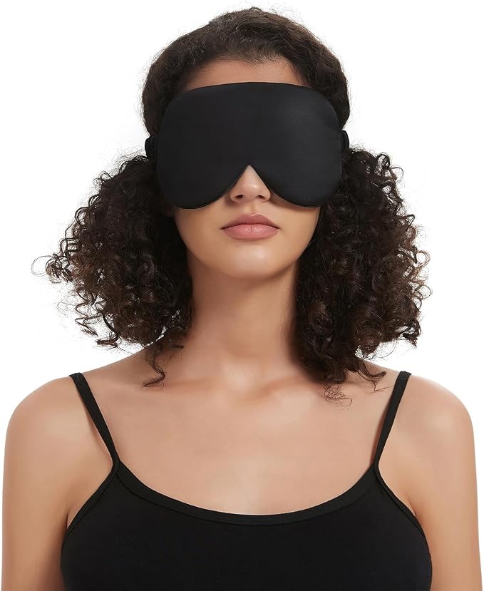 ALASKA BEAR Sleep Mask with Silk-Covered Adjustable Strap - Image 4