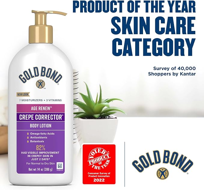 Gold Bond Age Renew Crepe Corrector Body Lotion, Replenishing & Smoothing - Image 3