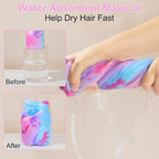 Basumee Microfiber Hair Towel Wrap - Image 2