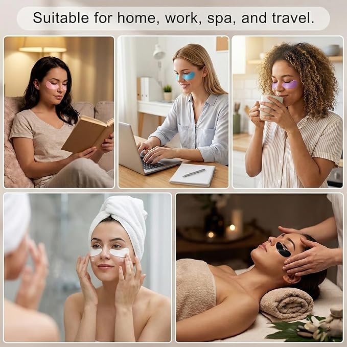 10PCS Under Eye Patches Silicone, Reusable Eye Patches Silicone Patch Under - Image 5