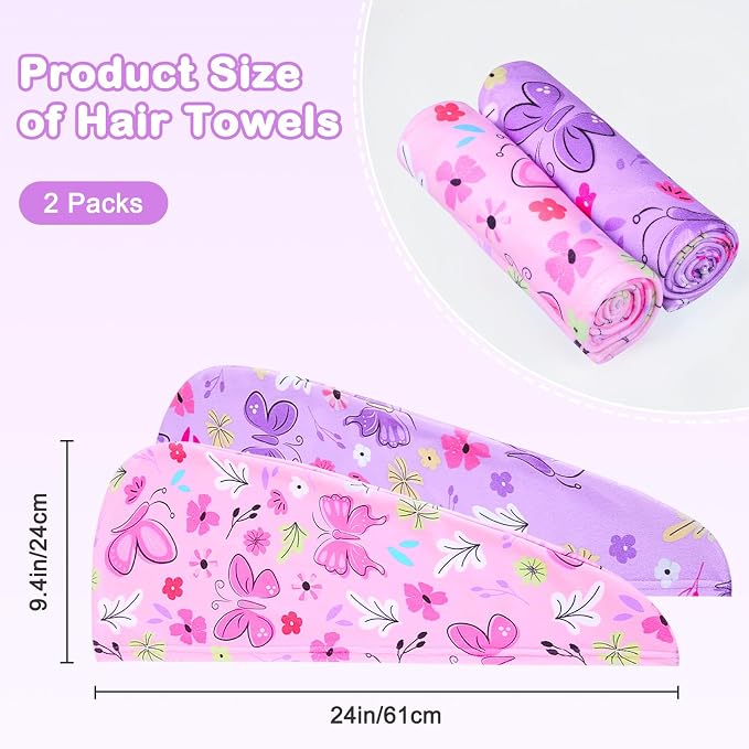 FIOBEE Microfiber Hair Towel Wrap - Image 6