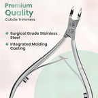 Professional Premium Cuticle Trimmer Stainless Steel Cuticle Nippers - Image 8