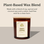 PACHA SOAP Co. Dirty Hippie Candle, 7 oz - Image 5