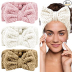 LAPOHI 3 Pack Microfiber Bowtie Headbands by LAPOHI
