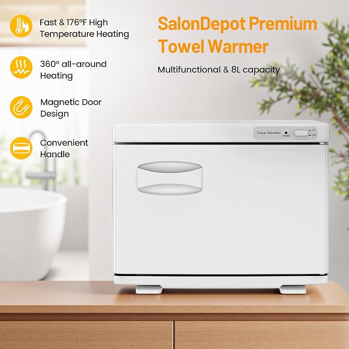 Hot Towel Warmer SalonDepot 8L Capacity Spa Towel Warmer - Image 3
