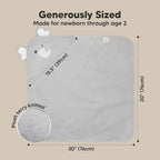 KeaBabies Hooded Baby Towel for Newborn - Image 4