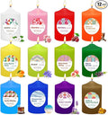 Home Scented Color Pillar Candles Set of12-2x3 inch by HOSVOT