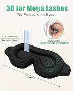 BeeVines 2 Pack 3D Contoured Sleep Mask Sleeping Eye Masks - Image 2