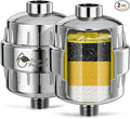 Heavy Duty Shower Filter 2 Pack, High Output Shower Water Filter by VeoryFly