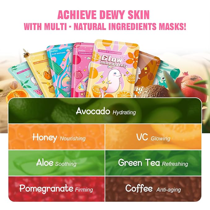 ZealSea Face Masks Skincare, Facial Masks - Image 4