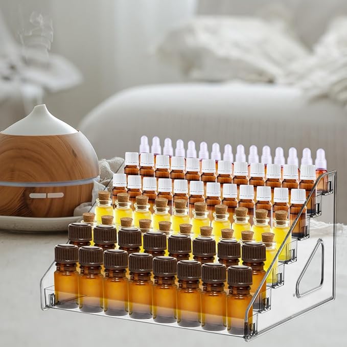 YEXEXINM 7 Tier Essential Oil Organizer, Essential Oil Storage Shelf, Essential - Image 7