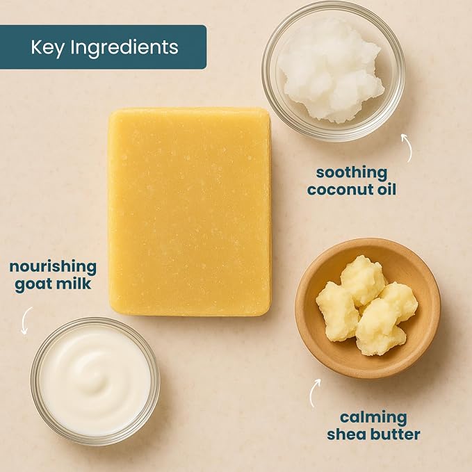 Goat Milk Soap Bar, Unscented - Image 5
