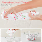 Unicorn Castle Microfiber Hair Towel - Image 2