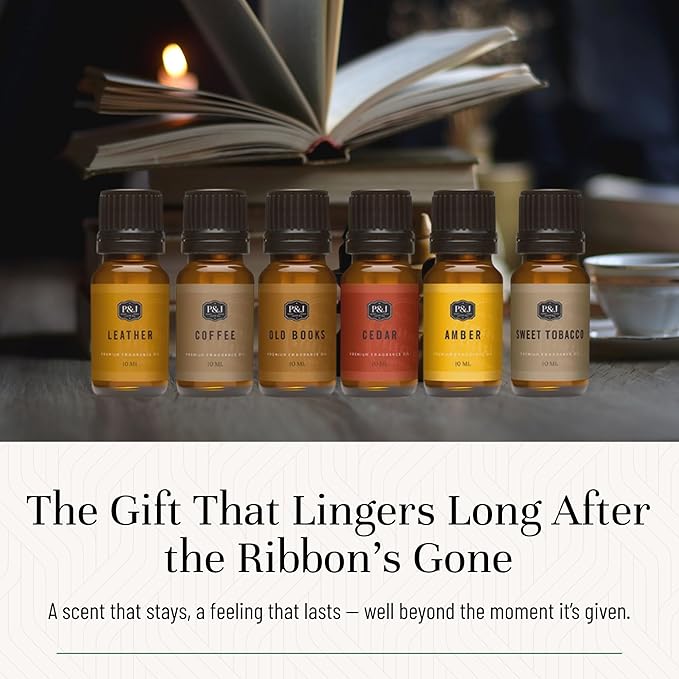 P&J Trading Fragrance Oil The Study Set | Leather, Old Books, Sweet Tobacco - Image 5